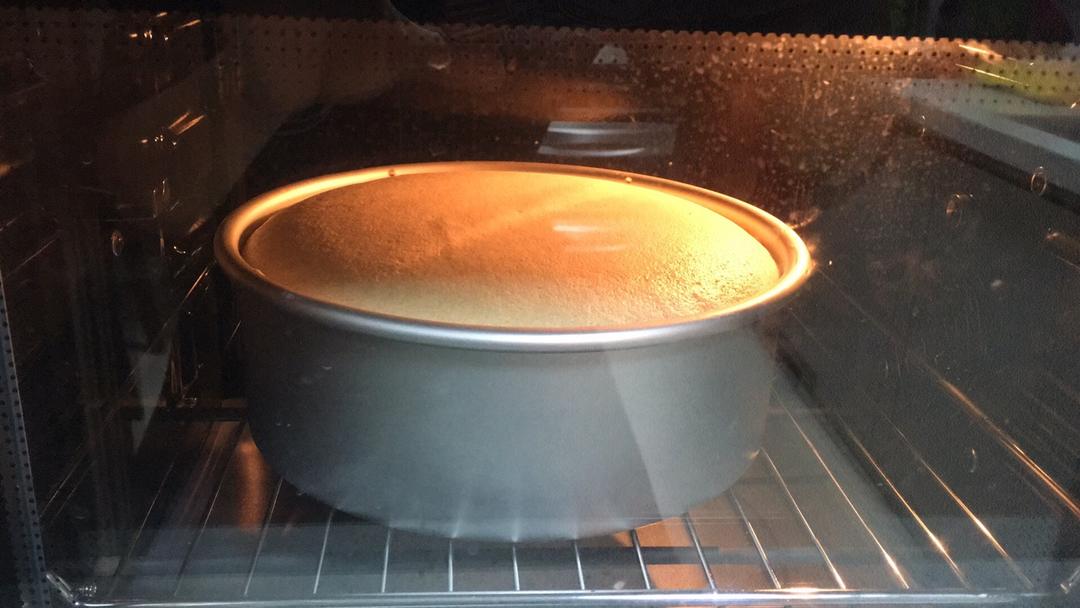 超好记八寸戚风蛋糕（后蛋法）