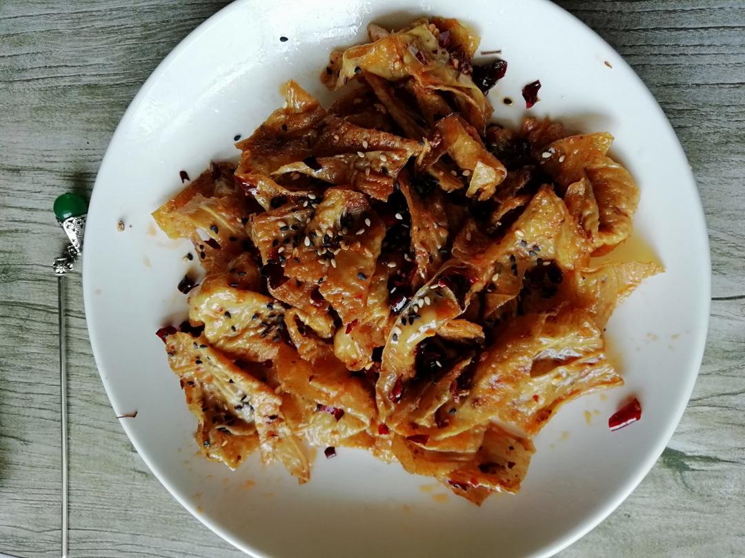 馋嘴小食| 自制麻辣豆皮