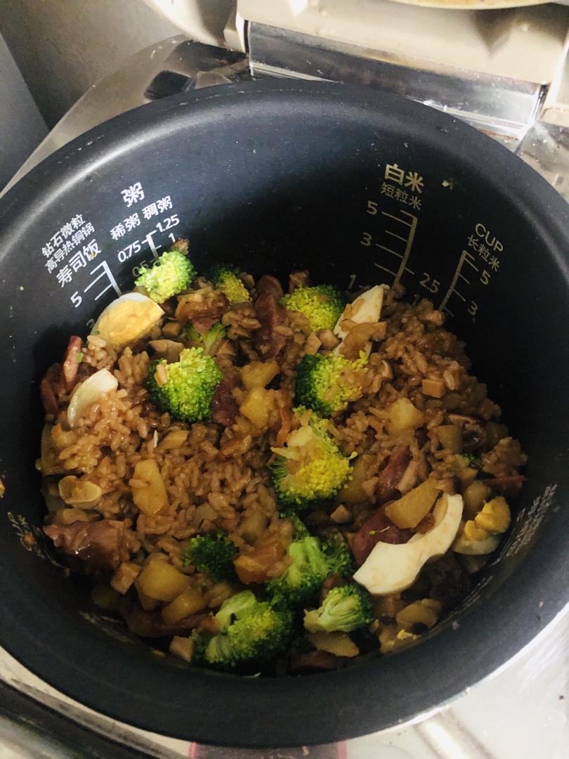 懒人煲仔饭（电饭锅）