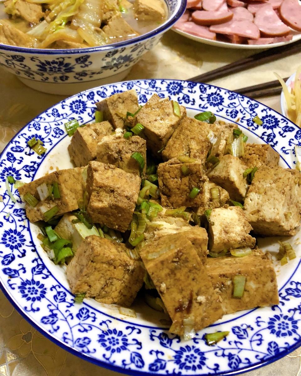 小葱拌豆腐