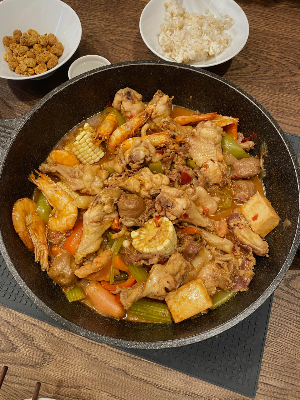 不加一滴水❗️自制家庭版三汁焖锅❗️