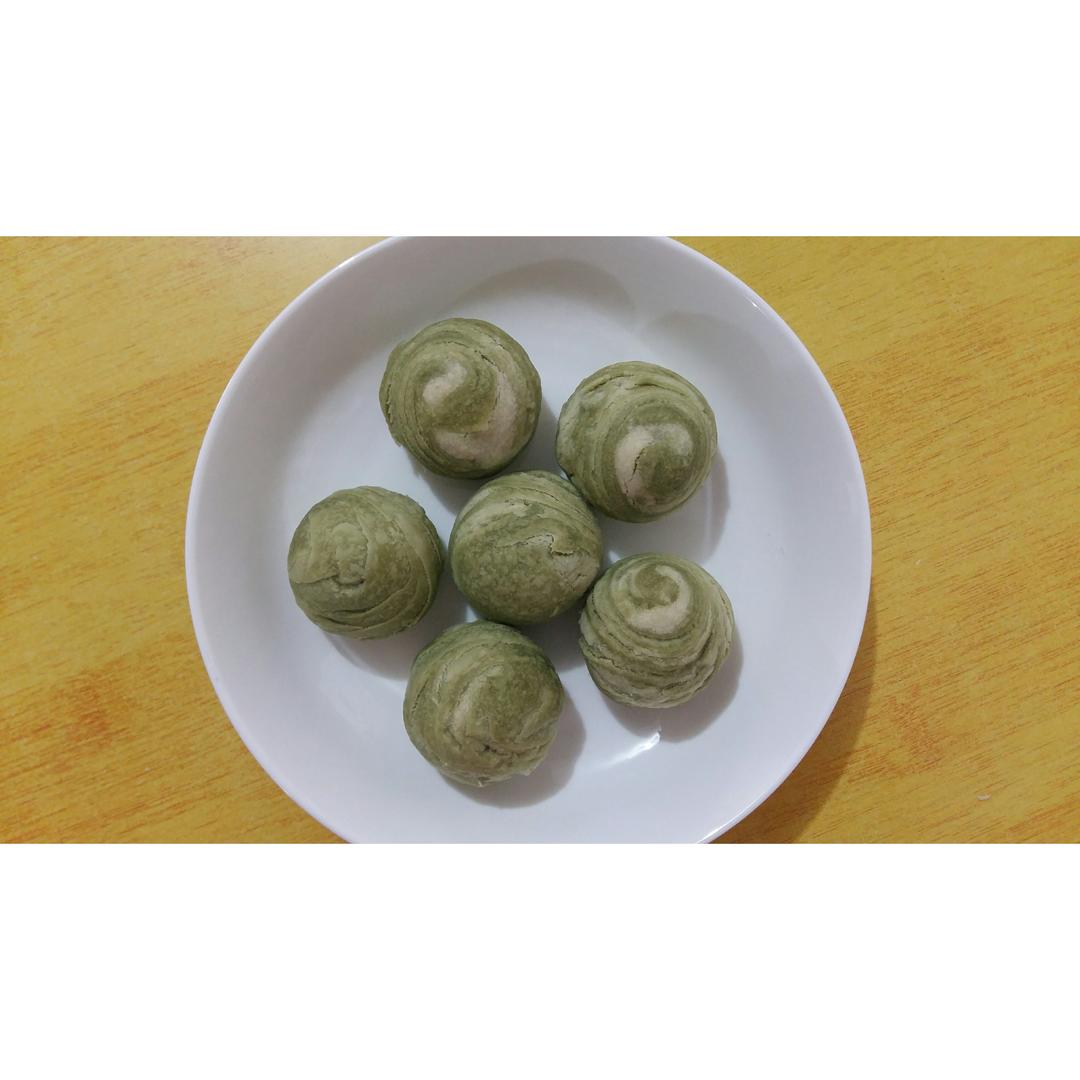 抹茶红豆酥 （详细步骤）