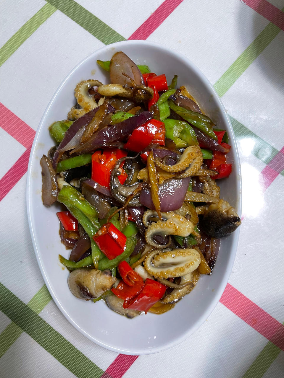 小炒八爪鱼