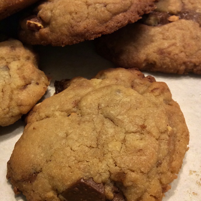 褐色黄油巧克力奇普饼干