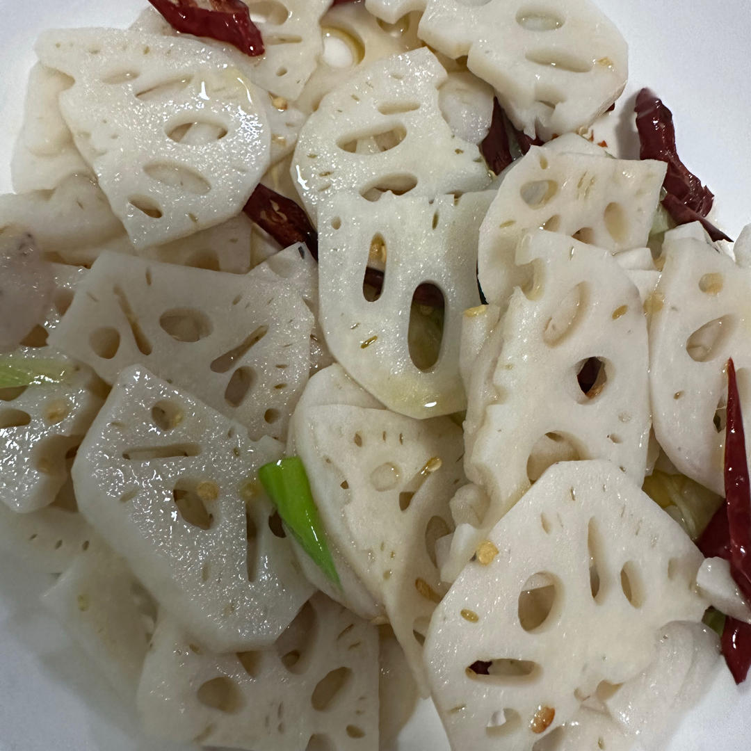 凉拌藕片
