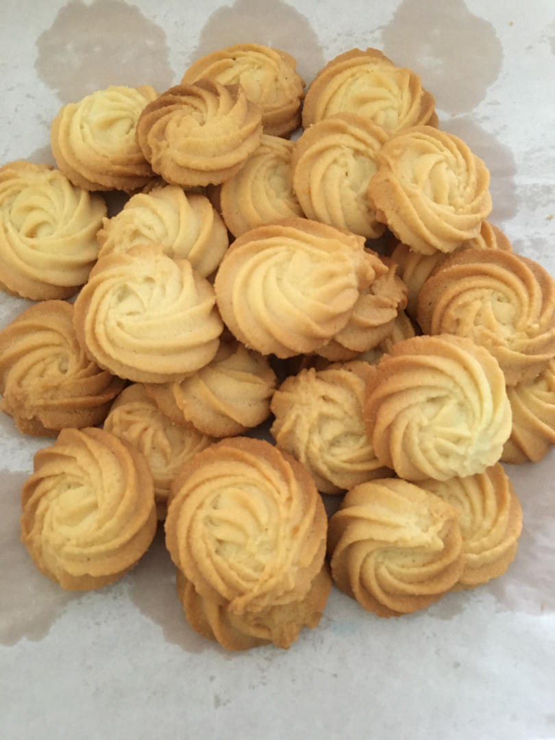 零失败花纹超级立体的黄油曲奇