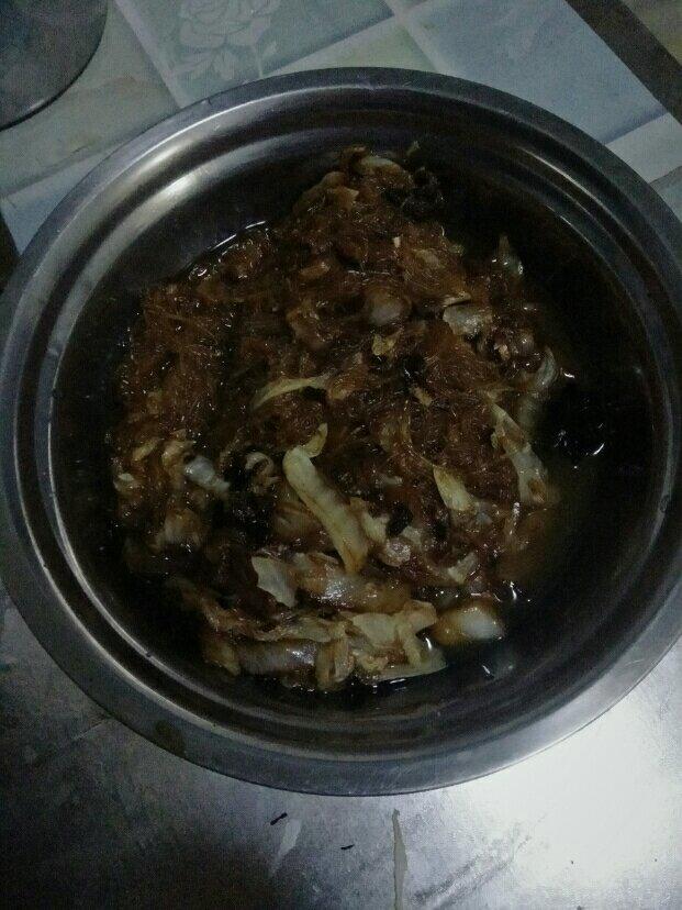 大白菜炒粉丝