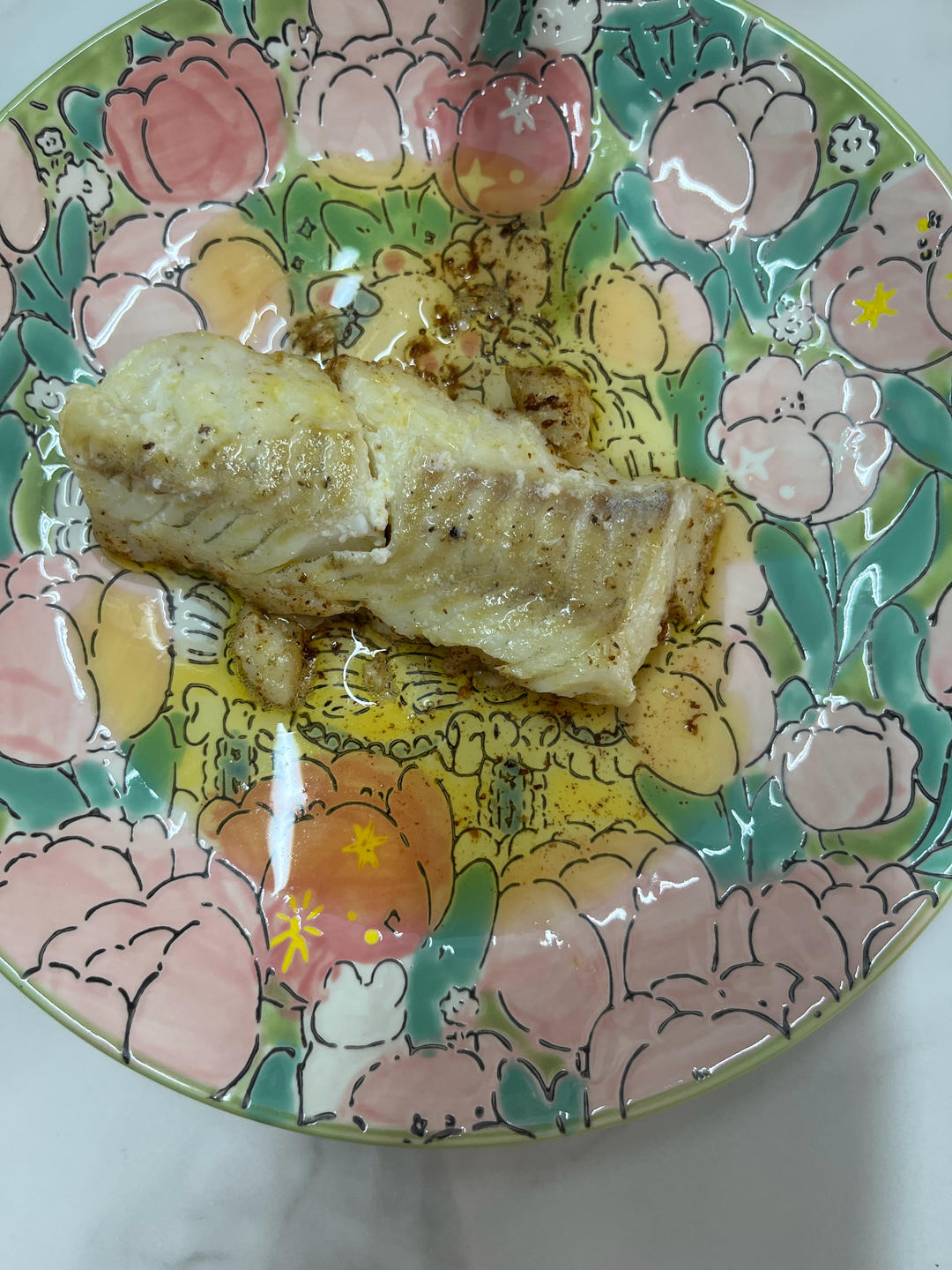鲜嫩煎鳕鱼排