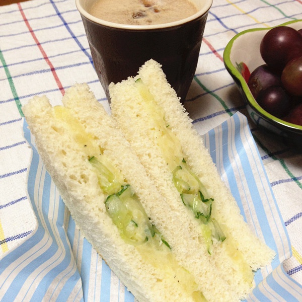 素土豆泥三明治