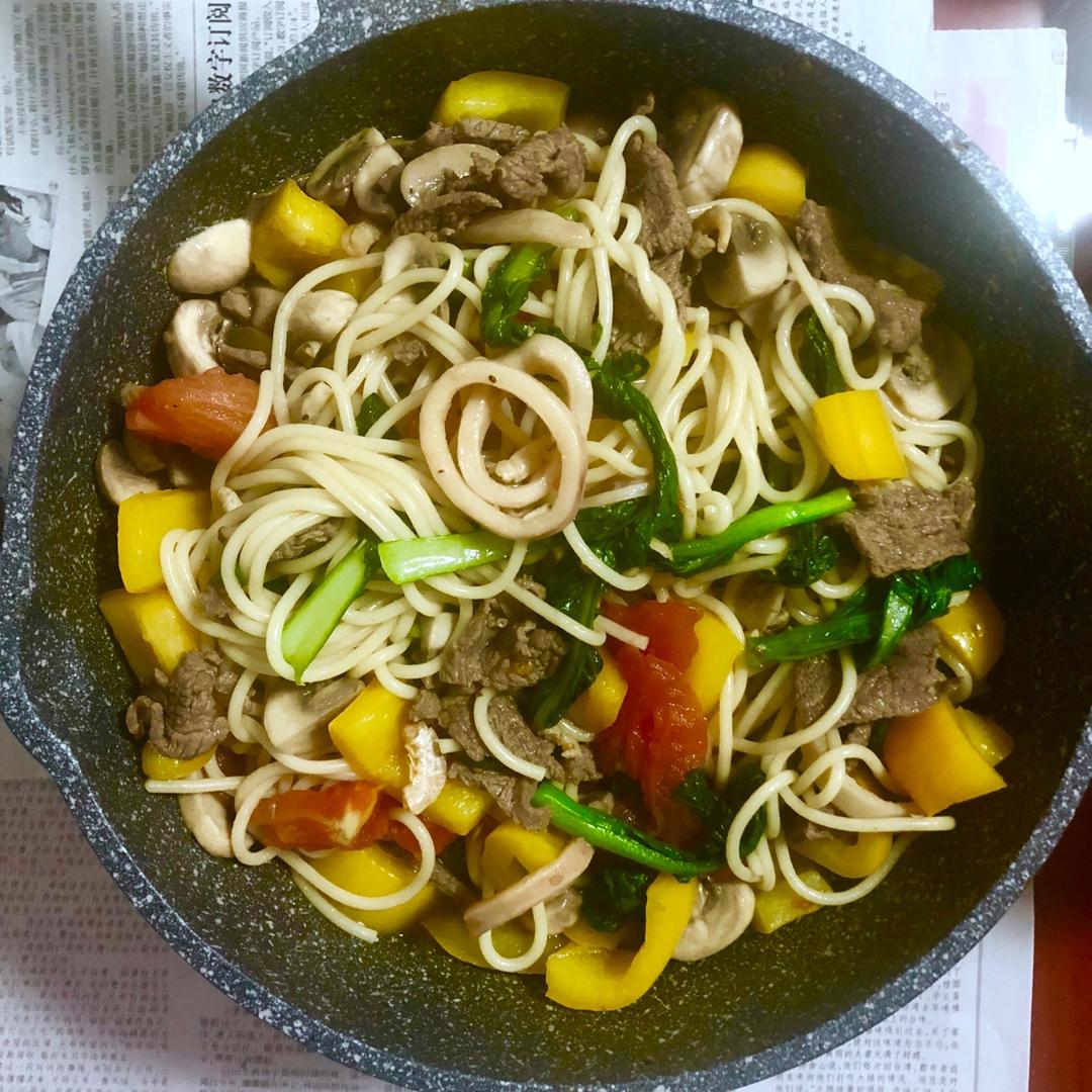 海陆风情意面Linguine Mare E Monti