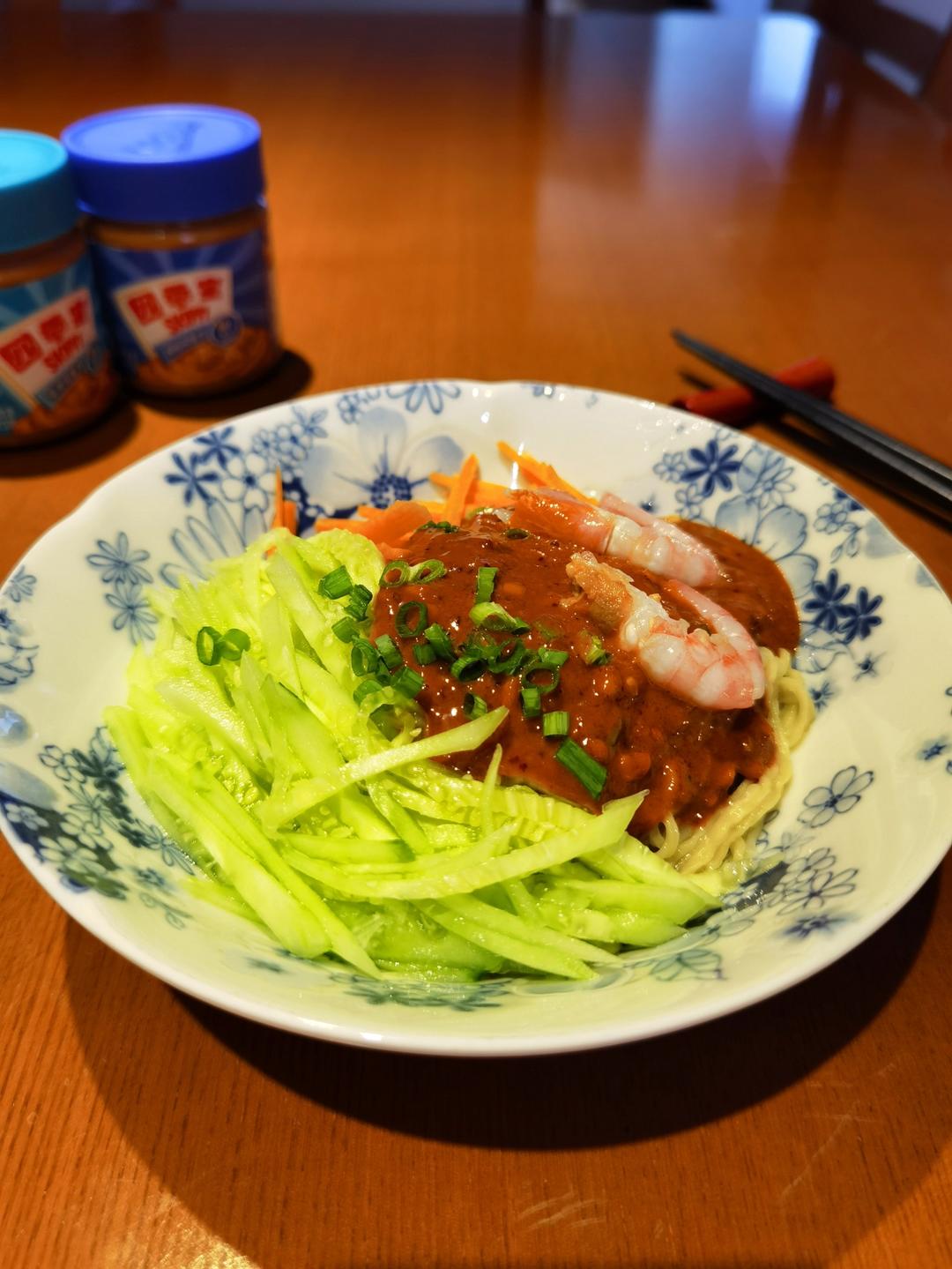 夏日轻食——花生酱飘香拌面