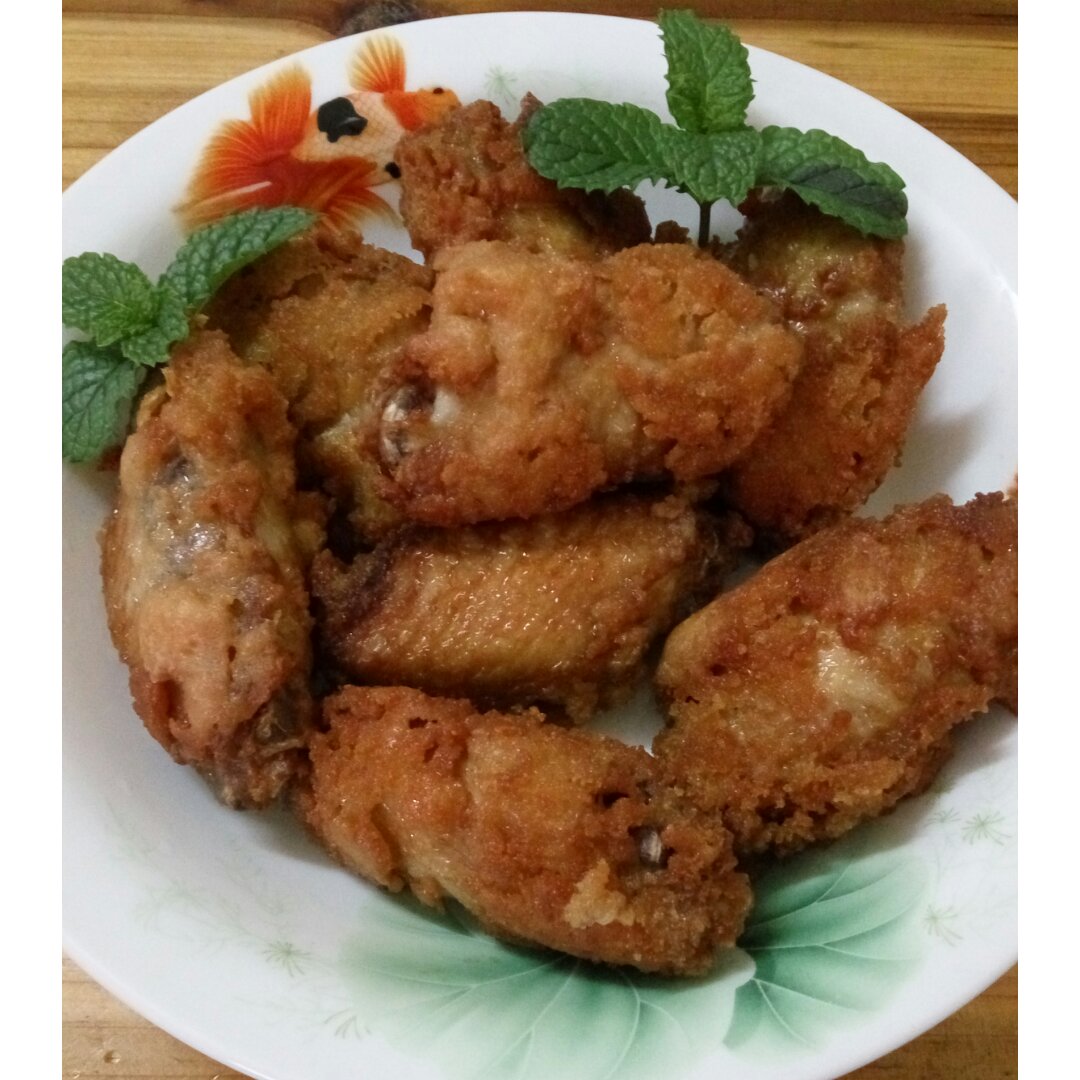 香脆辣味炸鸡翅