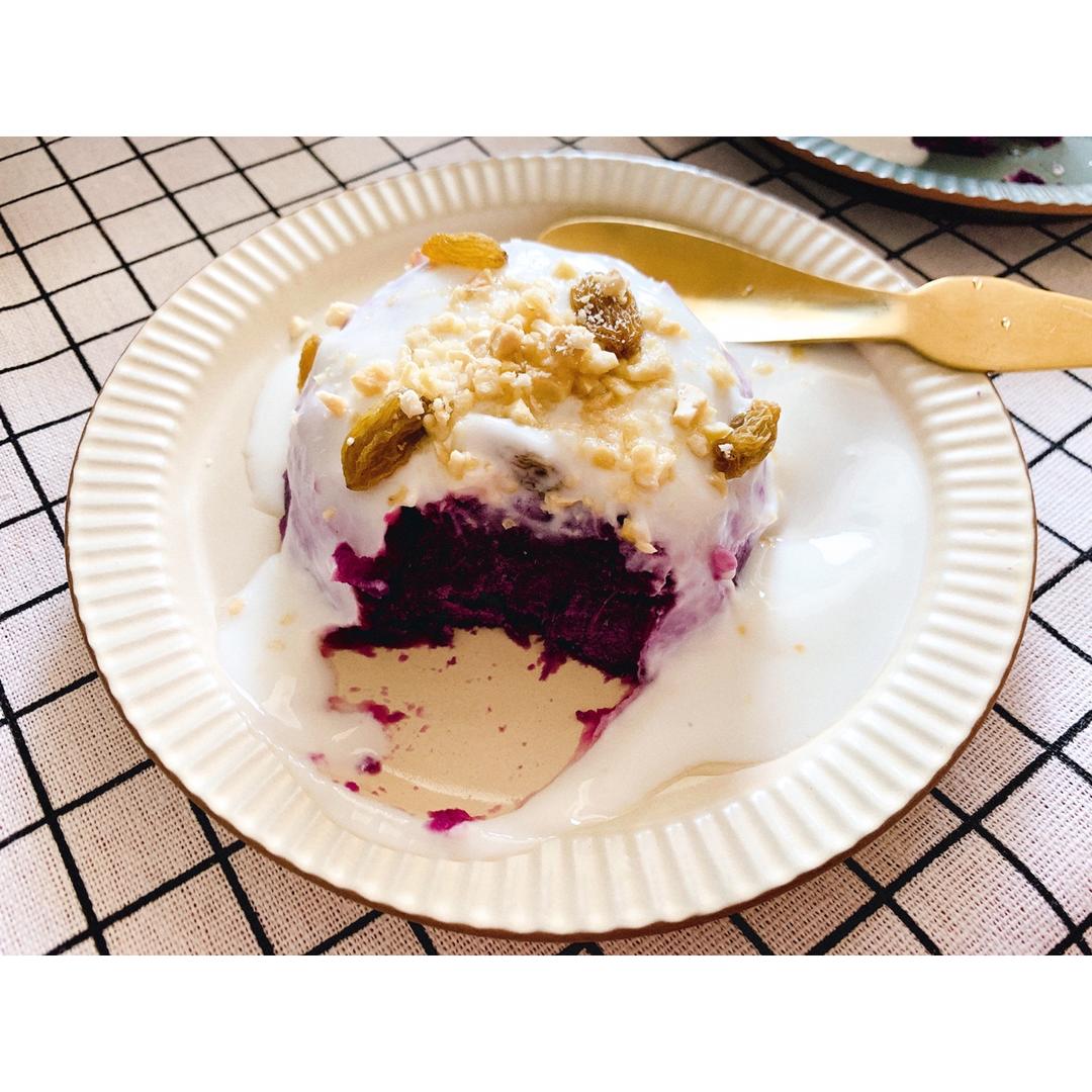 【酸奶紫薯泥】