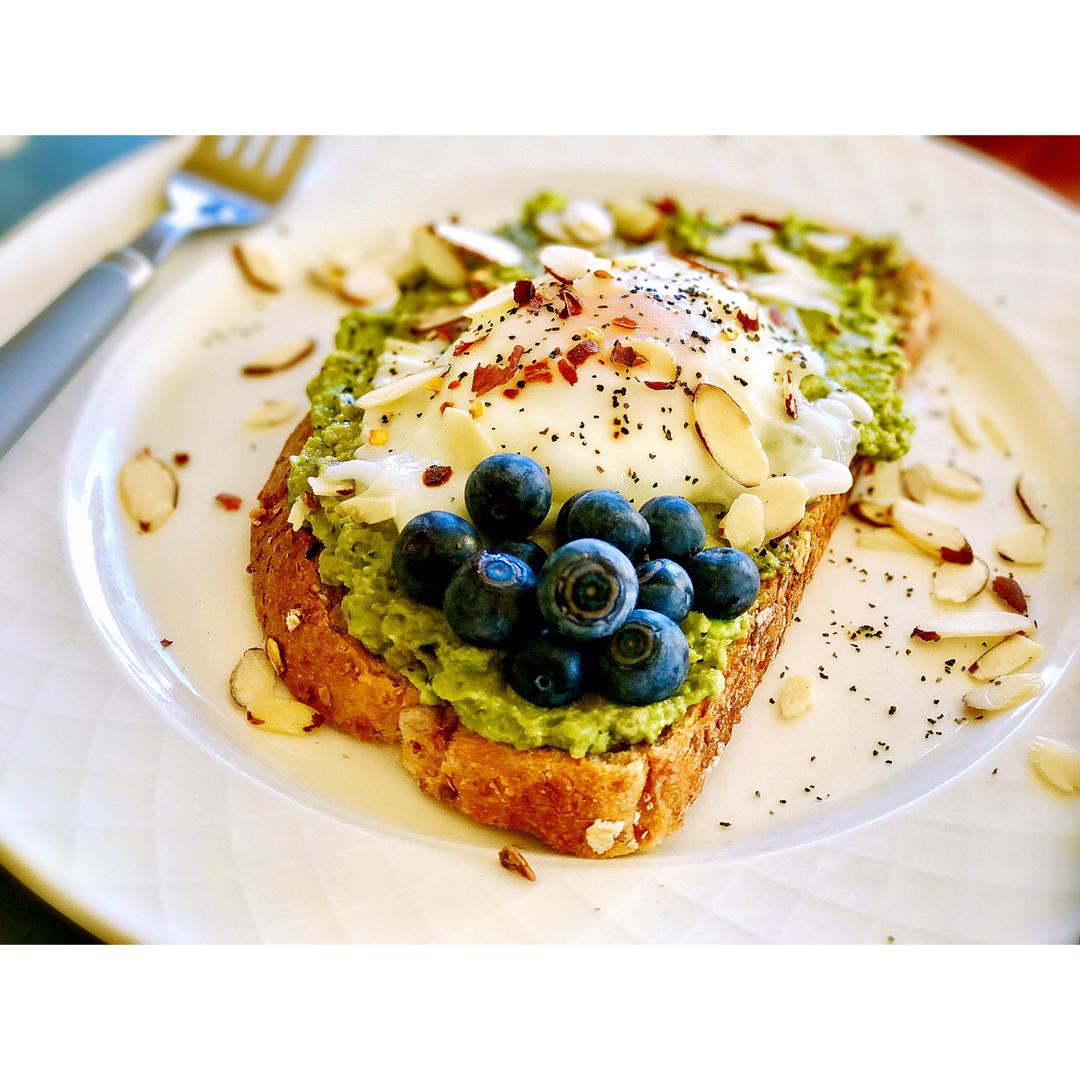 牛油果鸡蛋吐司 Avocado French toast with eggs