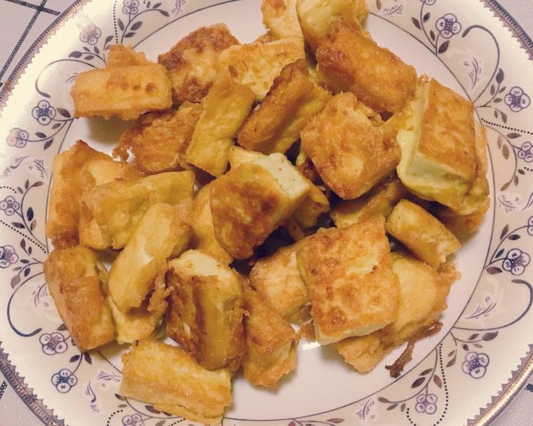 香煎豆腐块的做法