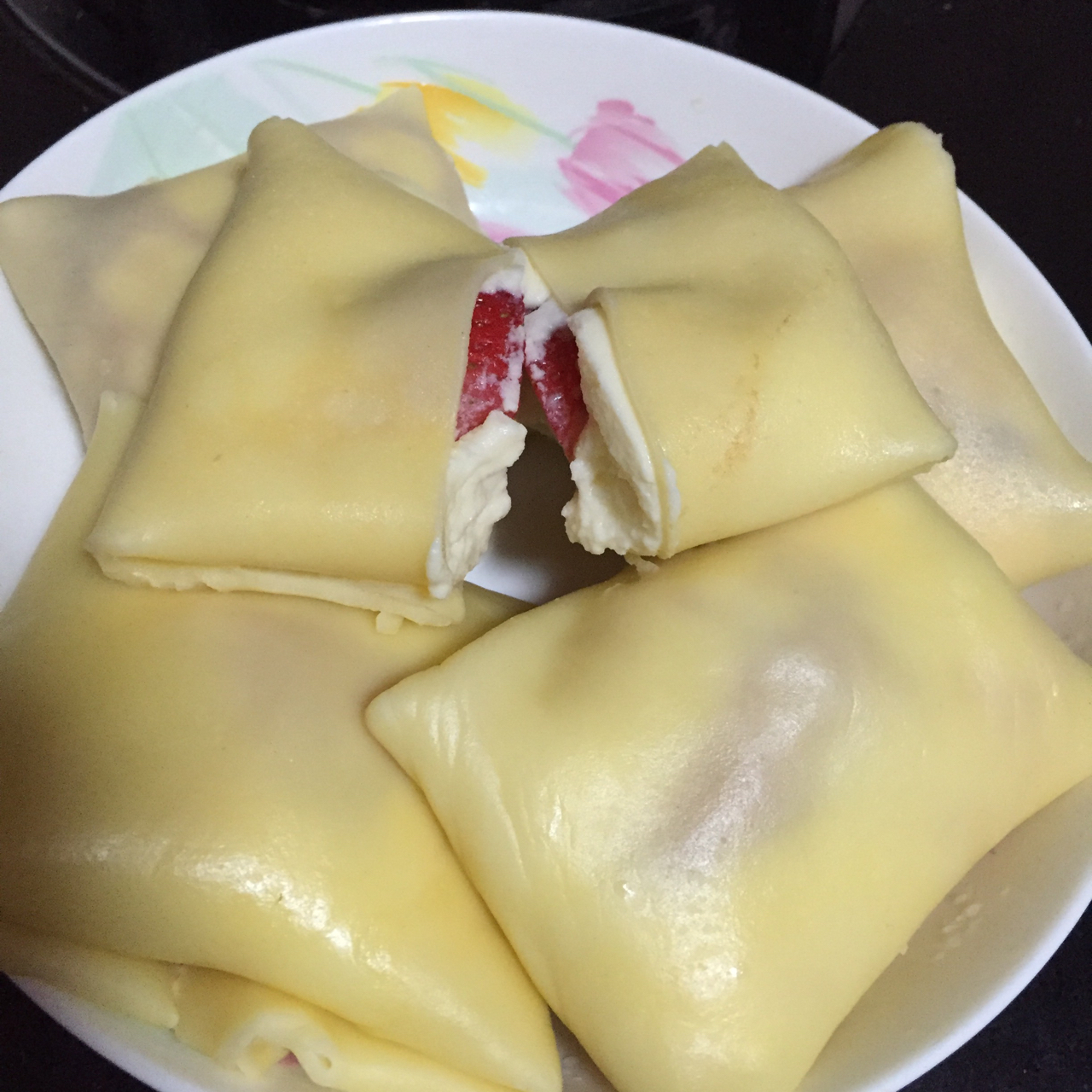 芥末的妖娆做的教你自制港式甜品——芒果班戟(满记配方)