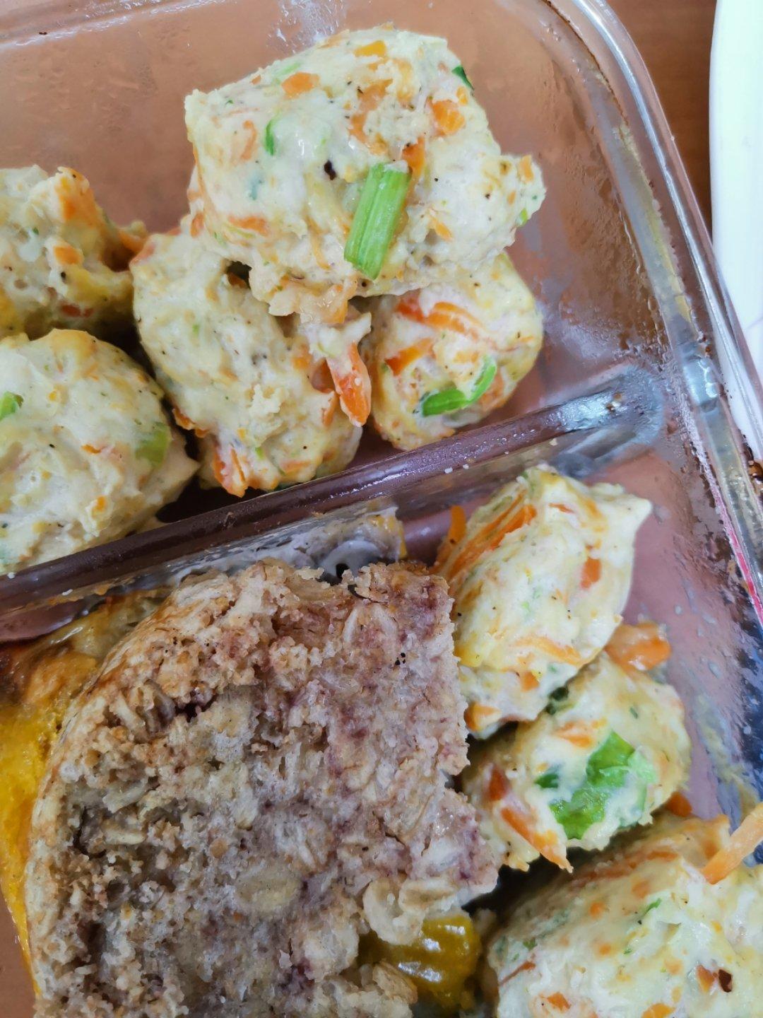香菇胡萝卜鸡胸丸
