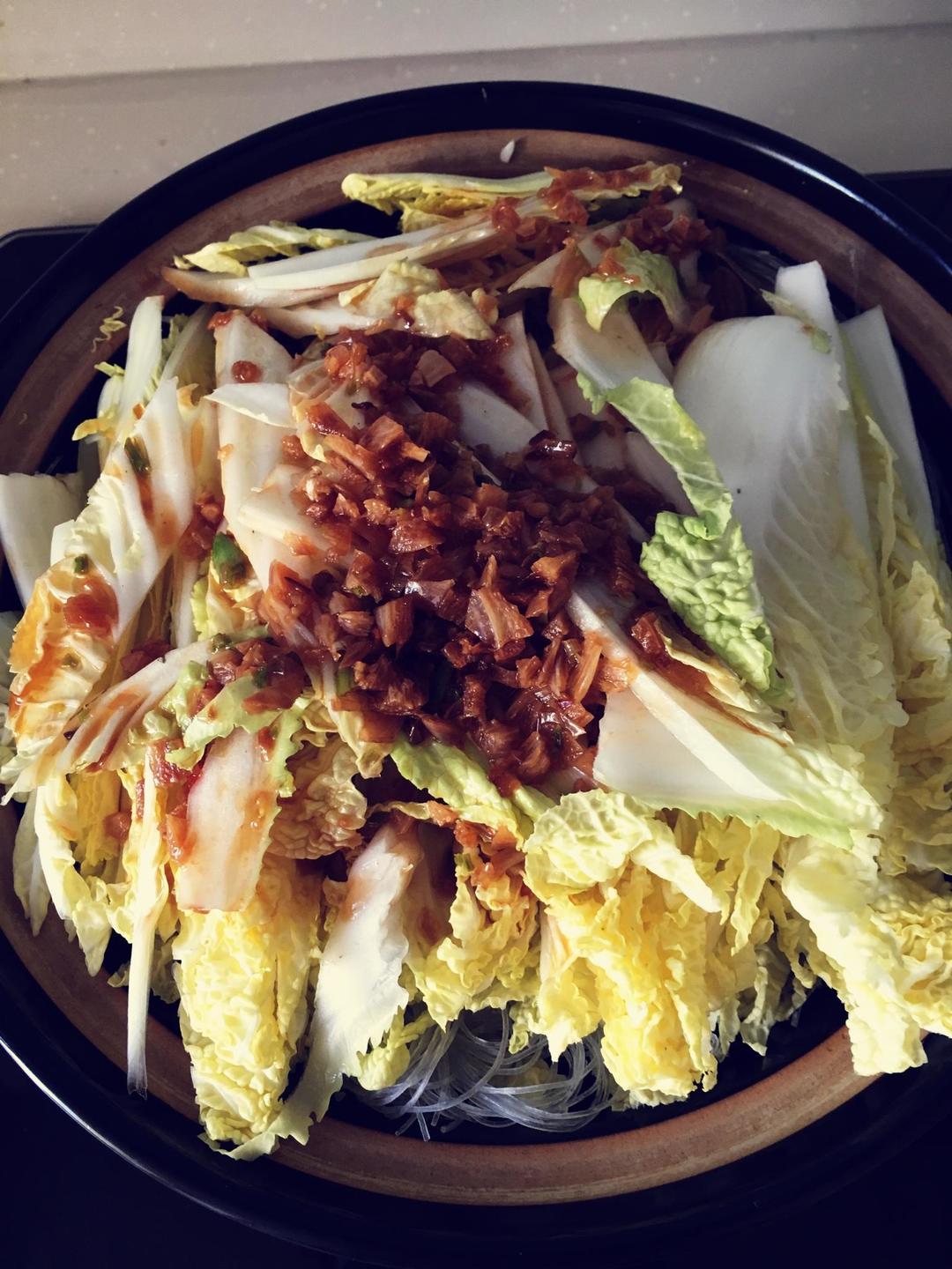 砂锅粉丝娃娃菜