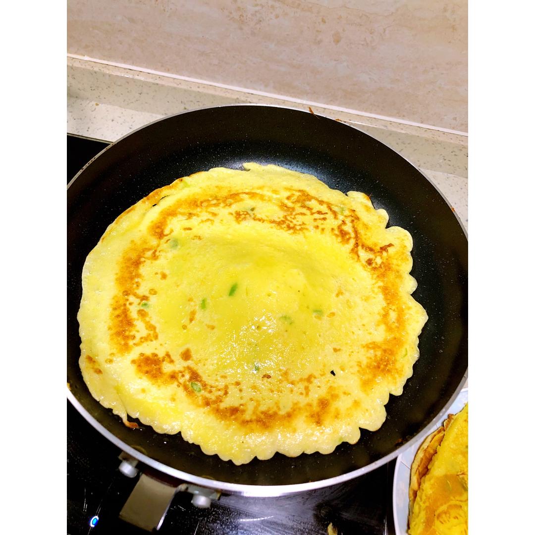 奶香葱花蛋饼（低筋面粉版）