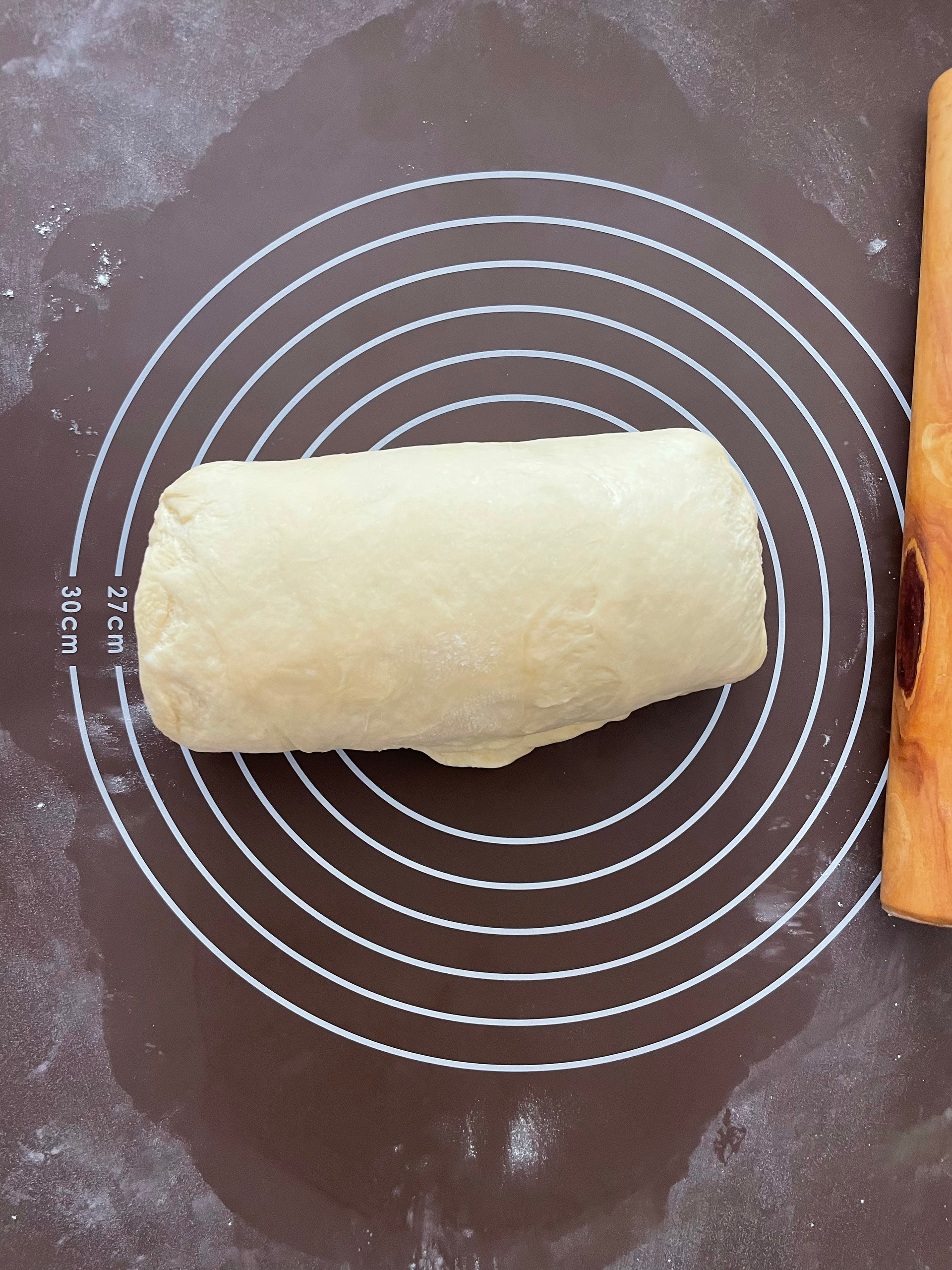 黑芝麻吐司（一发面包机半自动版）的做法 步骤8