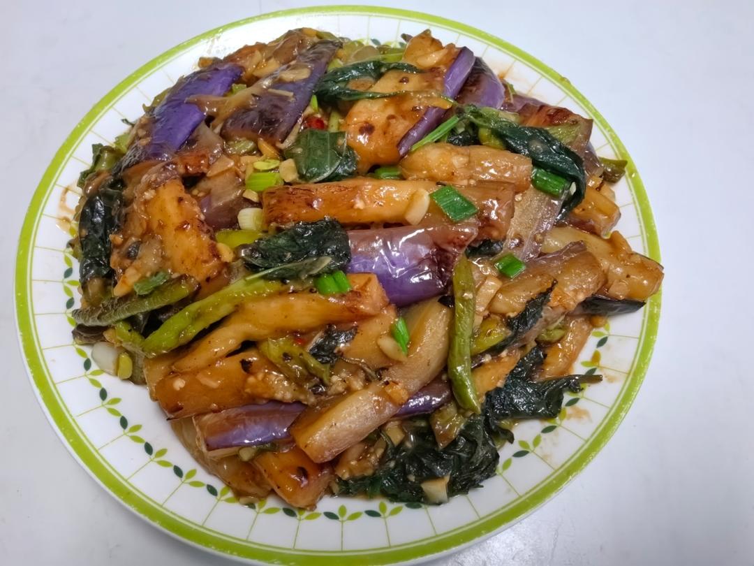 豆角烧茄子