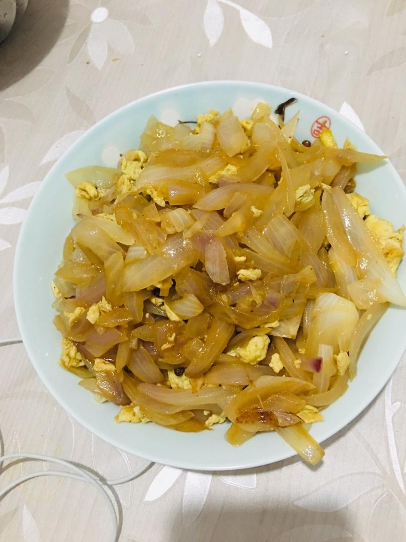 洋葱炒鸡蛋