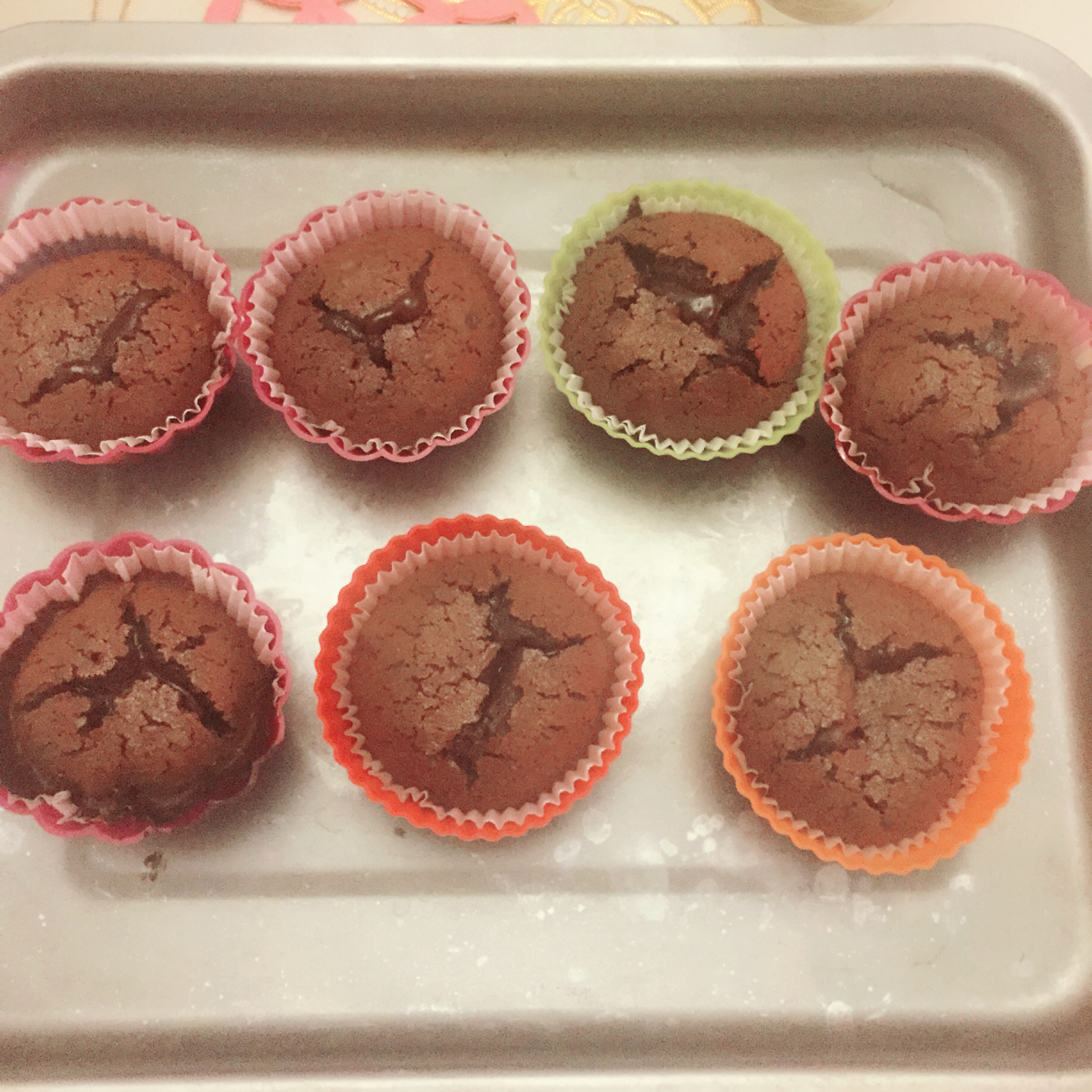 布朗尼杯子蛋糕