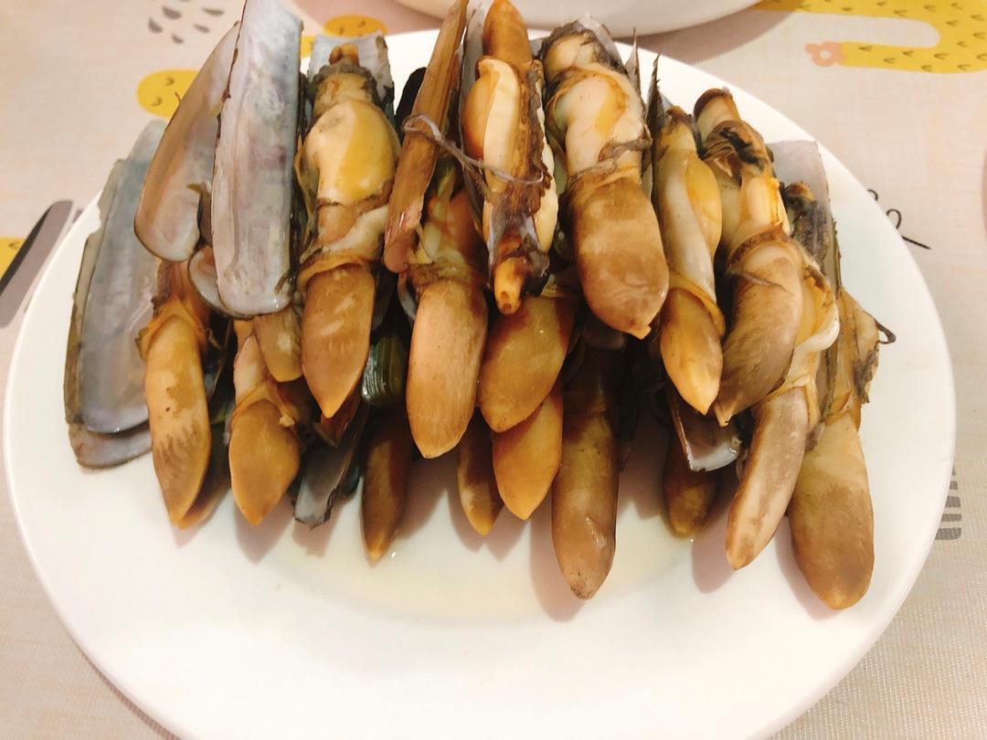 原汁原味的插蛏（蛏子）