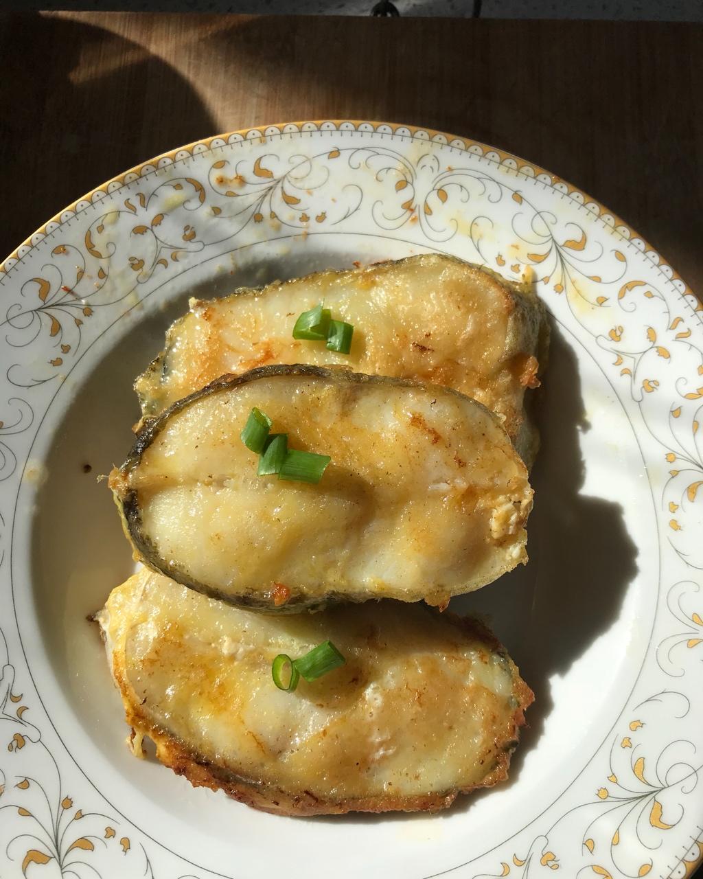 一语辰诺做的香煎鳕鱼