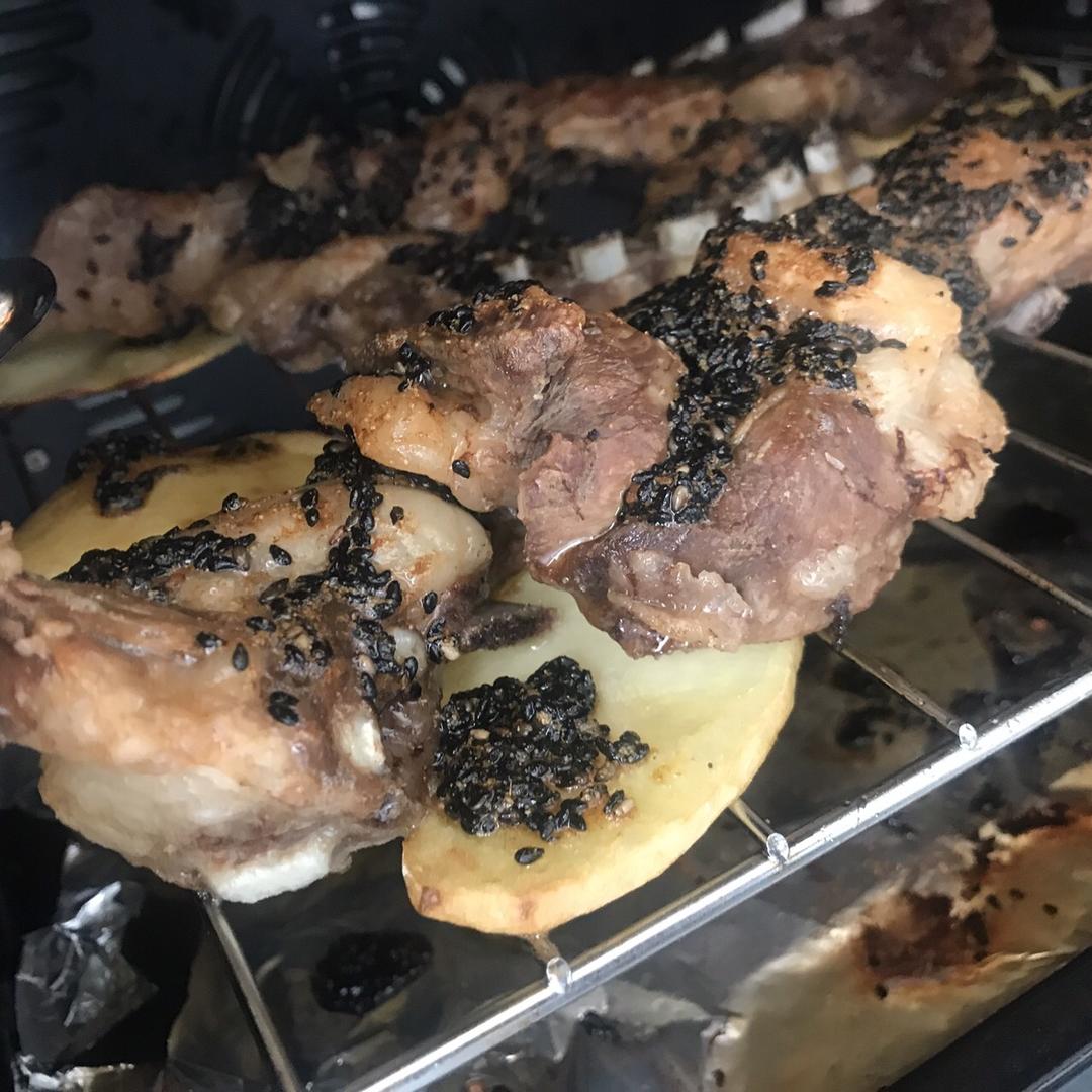 地道蒙餐：烤羊排(家用烤箱版)