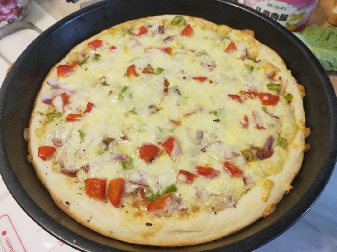 做一张敲好吃的披萨饼底