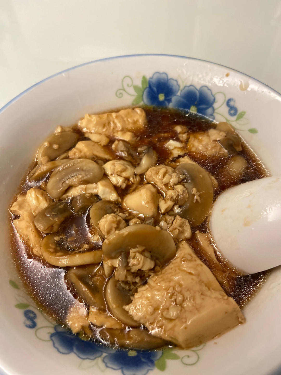 超简单还减脂 香菇烧豆腐