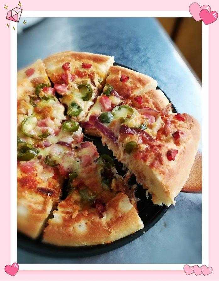 金枪鱼火腿pizza