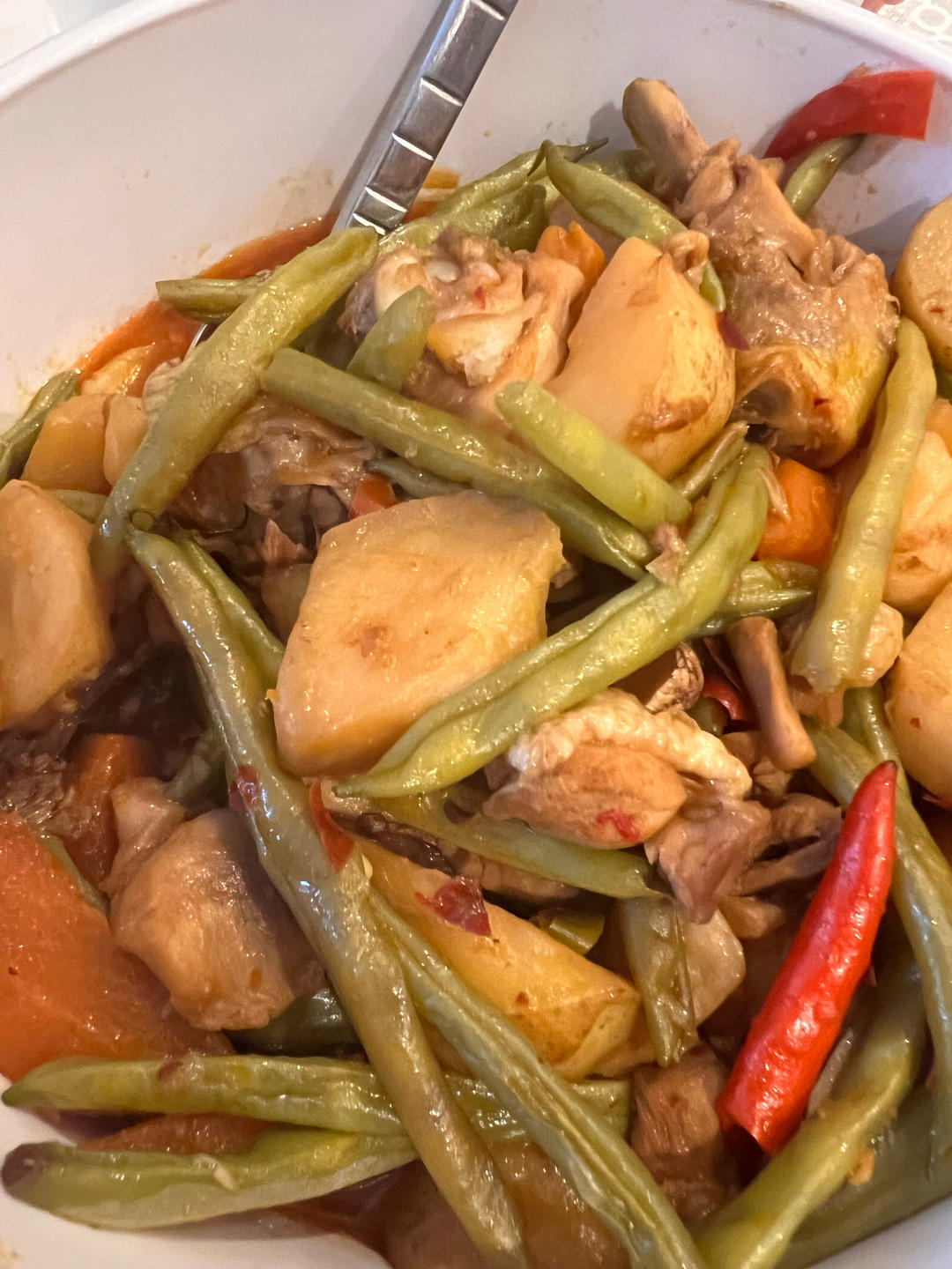 土豆烧鸡腿肉
