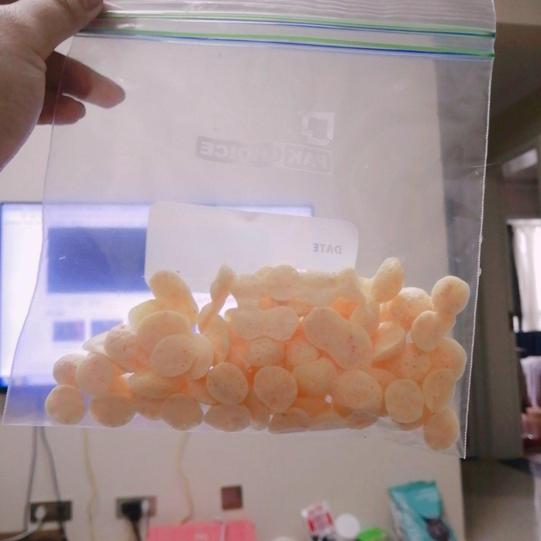 胡萝卜溶豆，颜色美爆了，爱不释口，胡萝卜泥真是个好东西