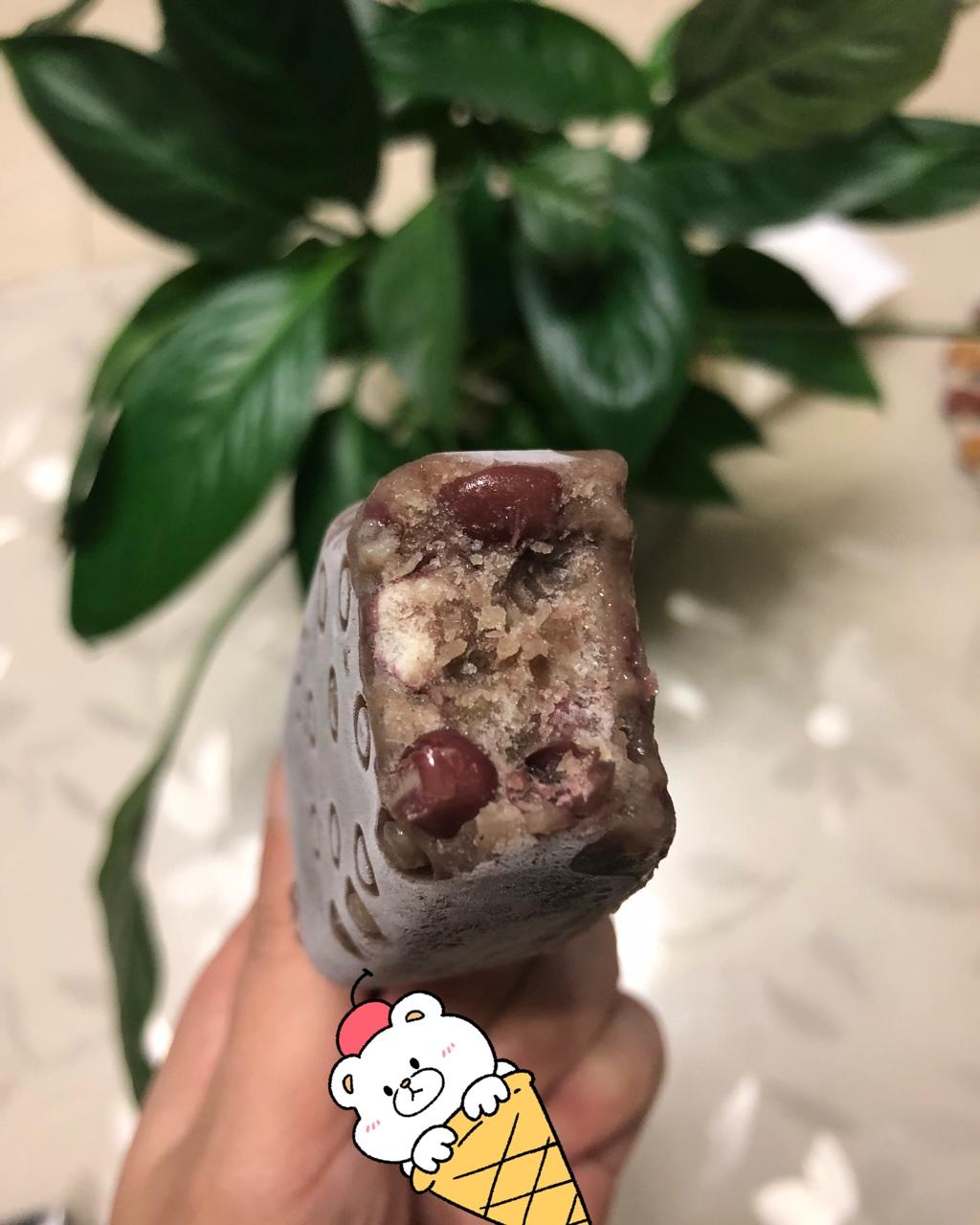 a-girl做的堂妈小厨——红豆雪糕