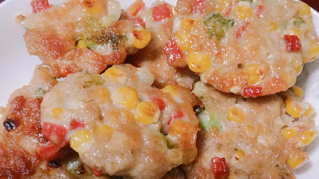 减肥餐低脂鸡胸肉饼