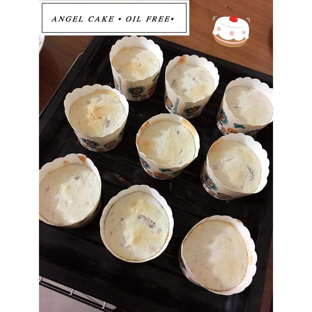 花呢香蕉天使蛋糕 （无油）