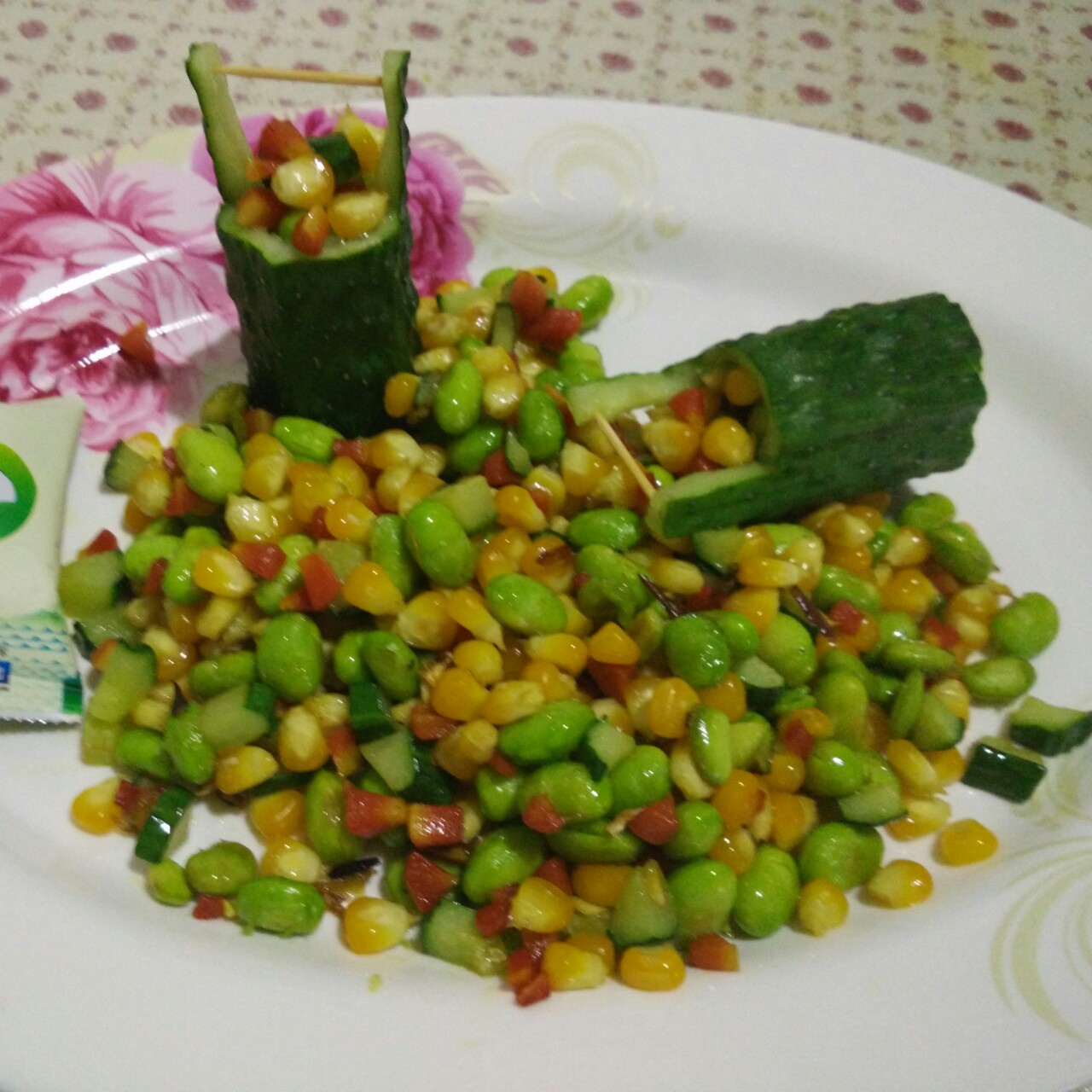 偶尔温柔做的蔬果杂烩黄瓜桶