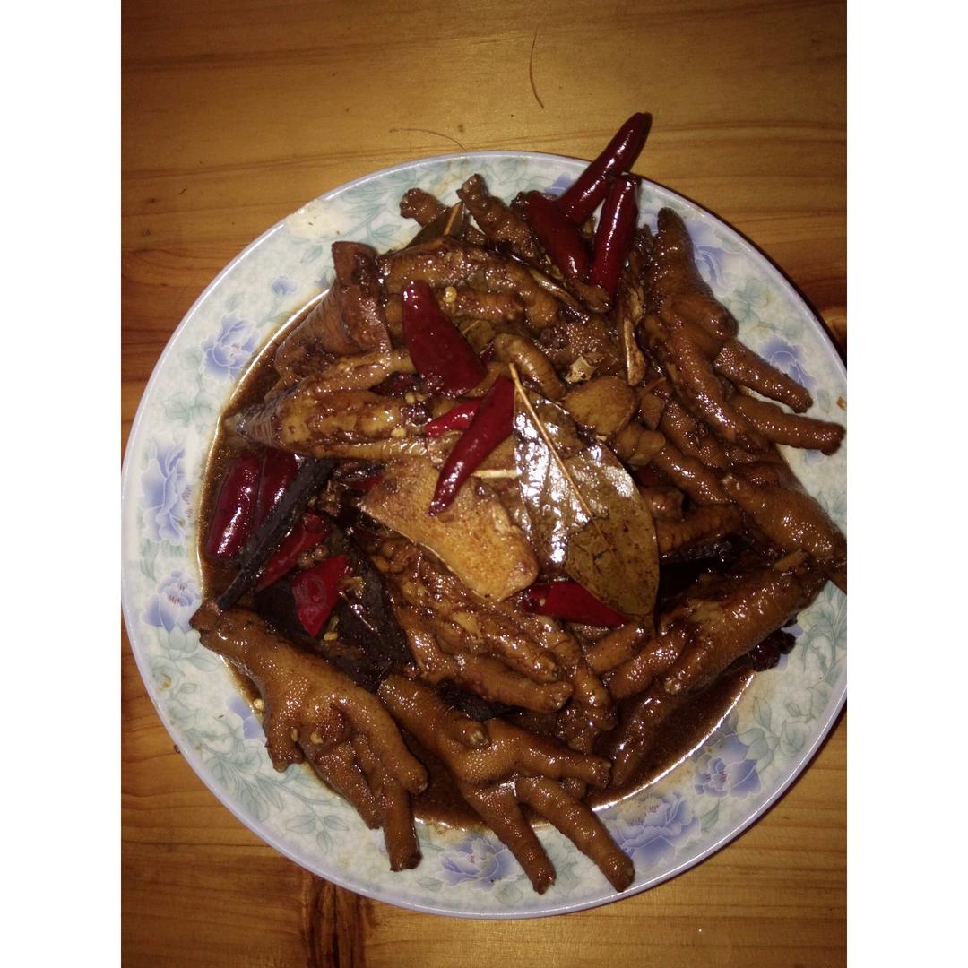 香辣卤鸡爪