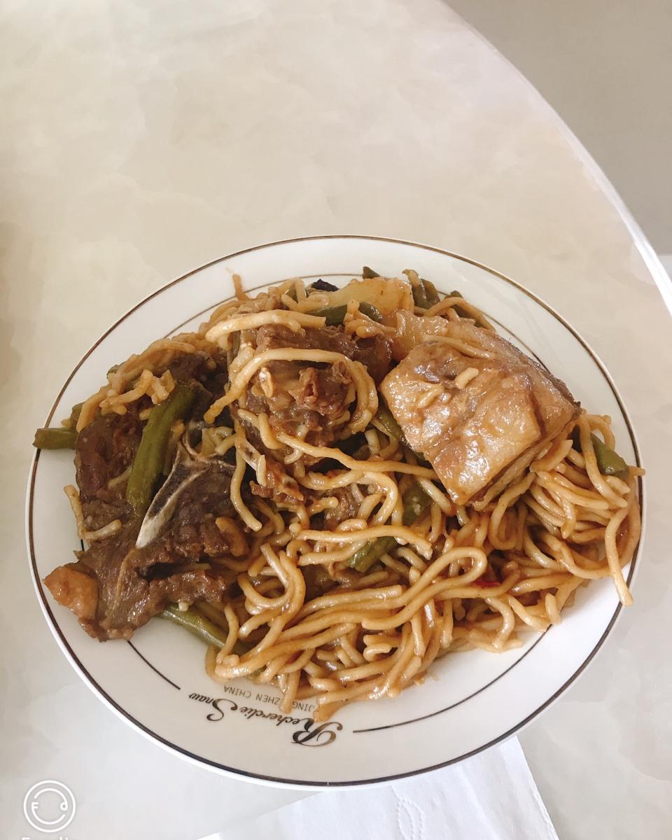 豆角焖面