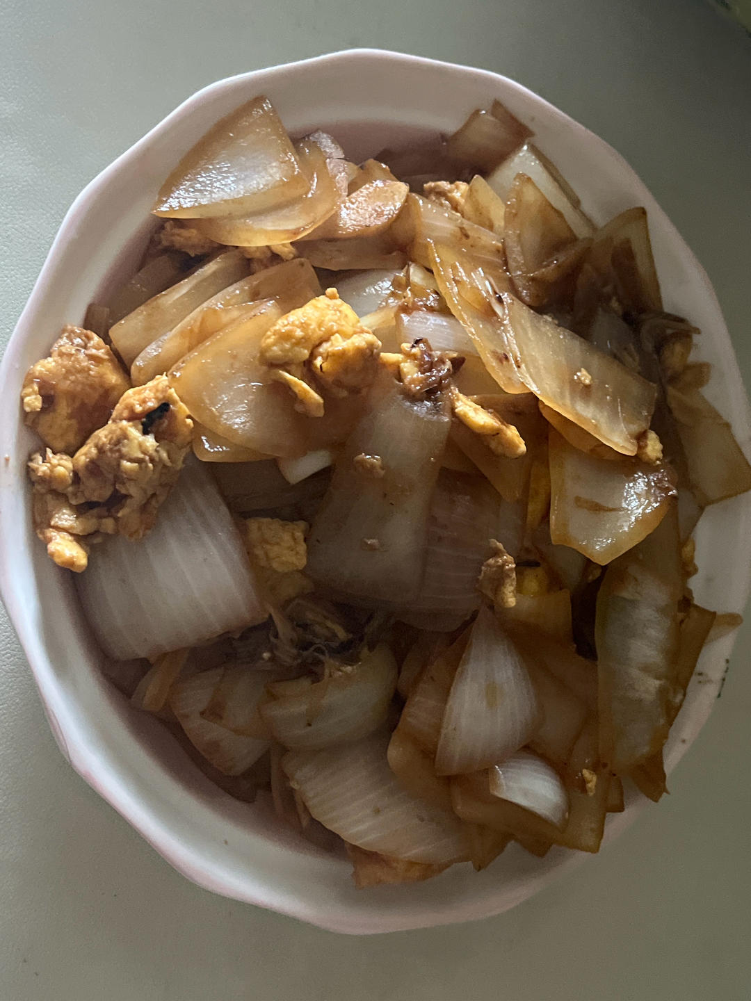 降压防癌的好食材  洋葱炒鸡蛋