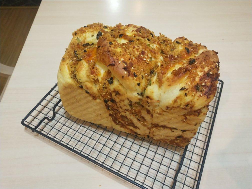 肉松香葱吐司（四种整形手法）