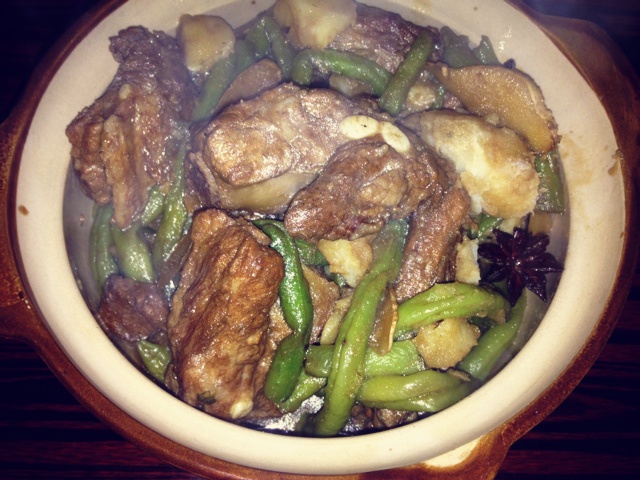 红烧排骨豆角土豆