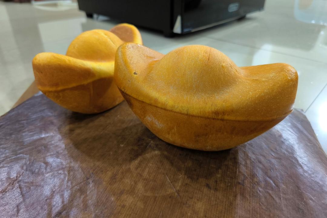 可以吃的元宝，双倍南瓜元宝吐司