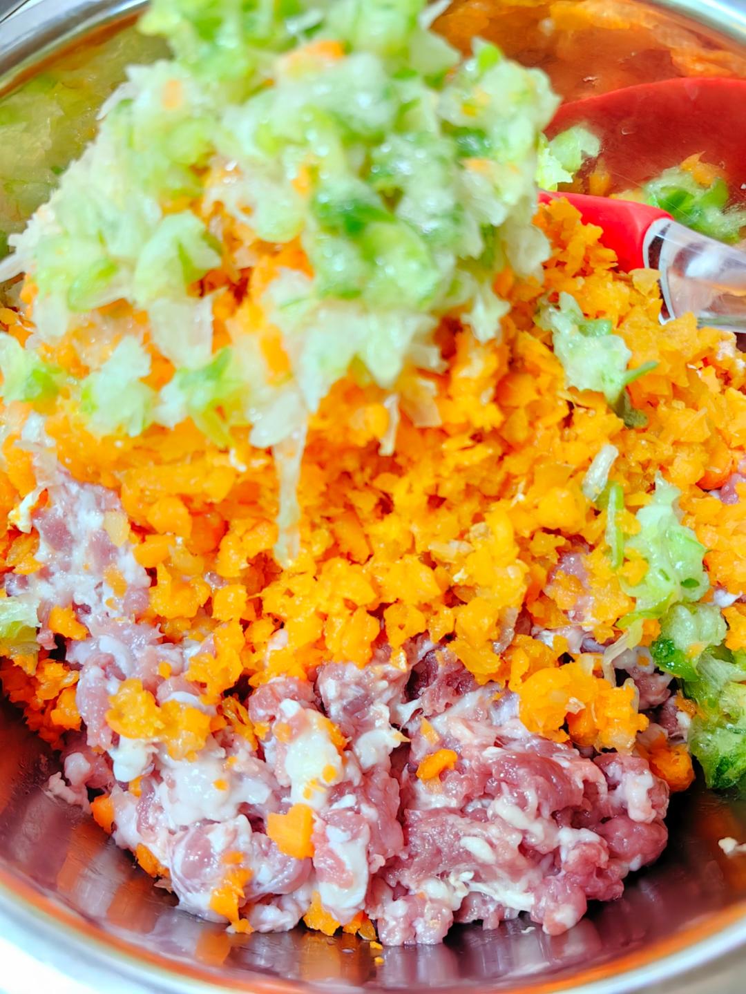 胡萝卜大葱羊肉饺子
