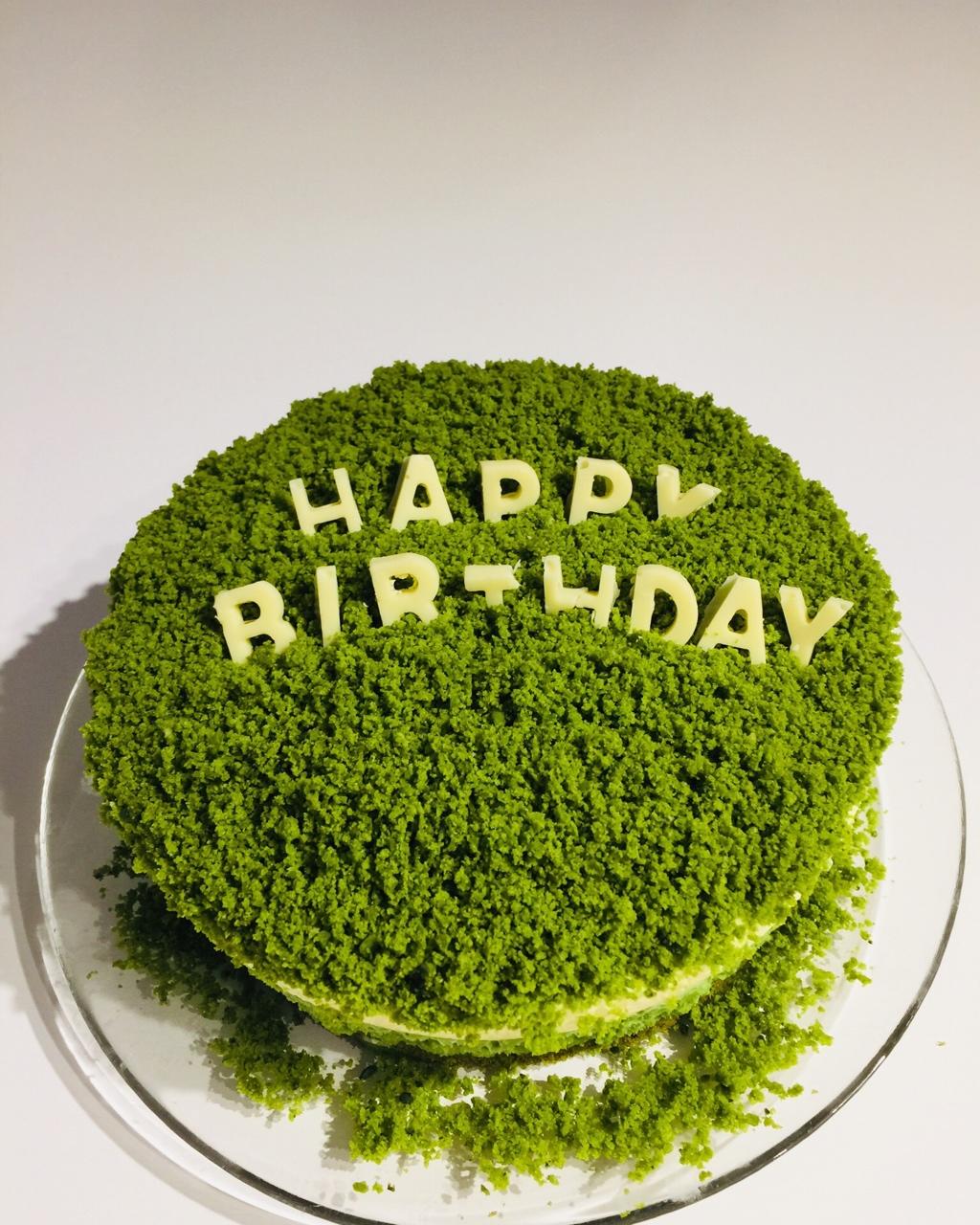 抹茶双层芝士蛋糕