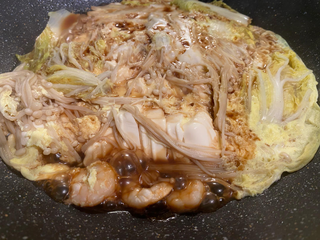 虾仁豆腐抱蛋快手下饭菜——中式一日三餐（二百六十四）