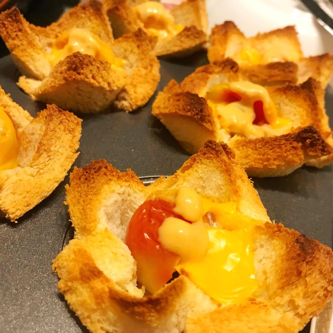 三文鱼奶酪吐司塔