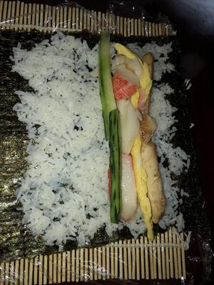 原味寿司&蛋黄酱金枪鱼寿司便当（超级简单快手）的做法 步骤7